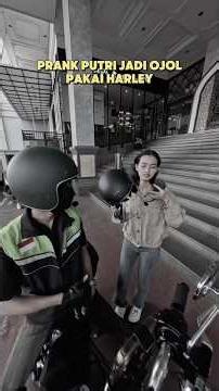 PRANK BECOMING A HARLEY RIDE #masby #harleydavidson