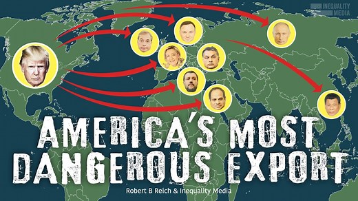 2M views · 5.9K reactions | As Trump cozies up to authoritarian leaders around the world, he's emboldening nationalist movements and undermining democracy. Our latest video explains why Trump has become America's most dangerous export. | Robert Reich | Facebook