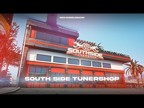 South Side TUNERSHOP | MLO Interior | GTA 5 FiveM | gom-modeling.com