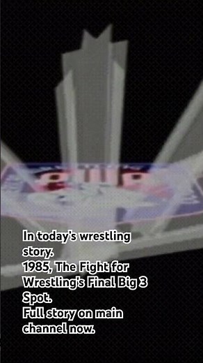 1985, The Fight for Wrestling’s Final Big 3 Spot. #wrestling
