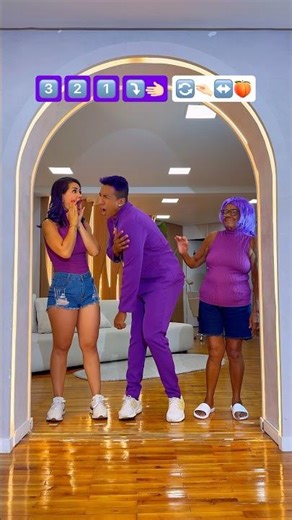 Why did Grandma hit me? 😢 @mayca.brasil #transition #tutorial #viral #shorts