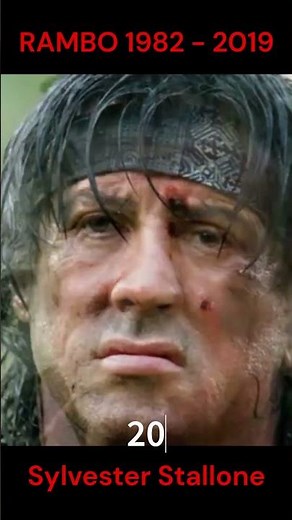 Cast of Rambo and Evolution : 1982 till 2019 #rambo #fyp #rambomovie