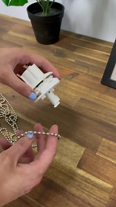 Have you ever wanted to know how to replace the chain on your roller blind? Whether the chain somehow got damaged, or perhaps you’ve ordered a longer chain for somewhere like a stairwell, it’s easy to replace. ✅ Start by pulling the control side out of your roller blind as shown here. ✅ You’ll see a black plug on the inside that you’ll need to remove with a pair of pliers. Once this plug is removed you’ll be able to squeeze the end to push it out the other side. ✅ This allows the mechanism to po