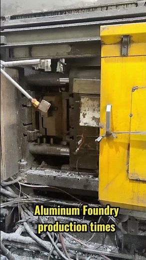 Aluminum foundry production times #aluminumcasting #foundry