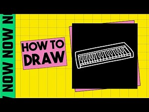 How to draw a Keyboard - Lesson for all skill levels