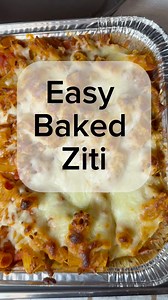Easy Baked Ziti | Perfect for busy nights or family dinners! #bakedziti #easyrecipes #comfortfood #foodie #dinnerinspo | Jackie Hall