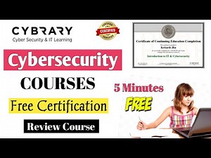 Cybrary Certification Courses | Cyber Security Free Course | Free Certification