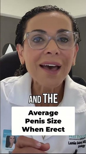 Average Erect Penis Size #urologyspecialist