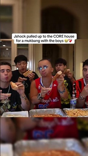 JShock Pulls Up to the CORE House for a Mukbang With the Boys