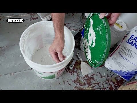 How to store pre-mixed joint compound for long life. | Hyde Tools