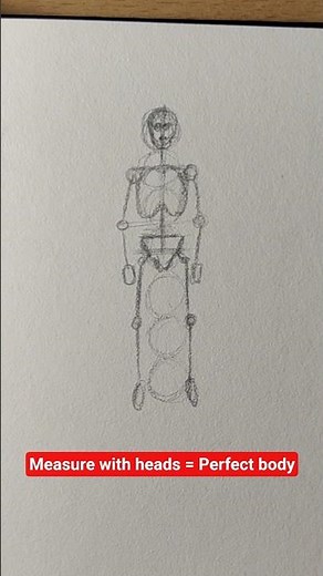 Day 22 – Proportions of Human Body Simplified | #shorts