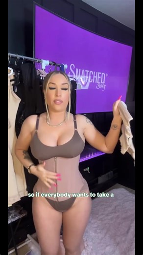 SNATCHED BODY Comfy Tummy Control Shapewear Bodysuit Mid Thigh With Built-In Bra Adjustable Straps Breathable Fabric for Everyday Use