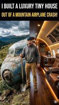 I Built a SECRET Underground House Inside an Airplane Cockpit ✈️😱