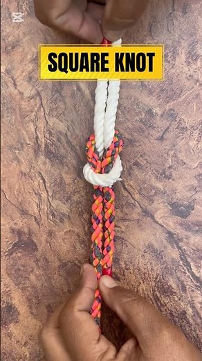 How to Tie the Square Knot (Reef Knot) | Easy Step-by-Step Tutorial #knots
