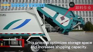 2.6K views | How Does A Garbage Truck Compactor Work？ SINOTRUK...
