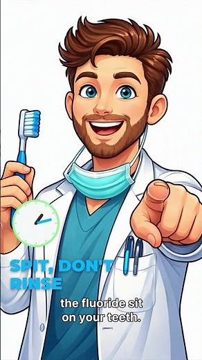 Stop rinsing after brushing—you're washing away protection! 🦷✨ #DentalCare #OralHealthcanada