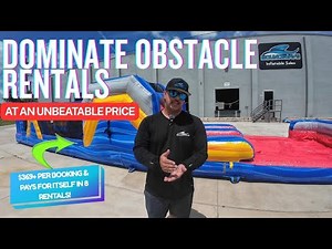 46ft Double Lane Obstacle Course | $3,095 Ultimate Rental Money-Maker! 💰