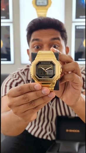 G-SHOCK Gold Full Metal Review!🔥GMW-B5000GD-9 On Wrist #shorts #gshock