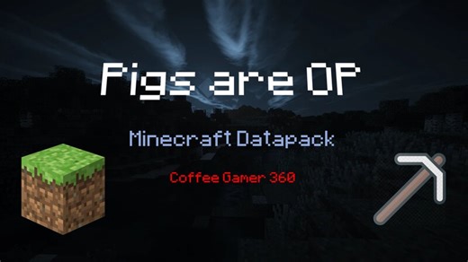 Minecraft, but pigs are OP! Minecraft Data Pack