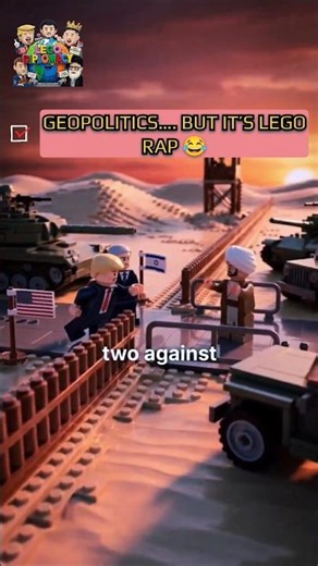 This Lego Rap About US vs Iran Goes Hard 😭🔥#shorts
