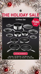 20K views · 70 reactions |  Our Holiday Sale is LIVE!  For a limited time, save €480 on our bestselling 13-Piece Cookware Set, and find out why Gordon Ramsay calls HexClad ""the best cookware on the f***ing planet."" ✔️ Free Shipping ✔️ 30-Day Returns ✔️ Lifetime Warranty ✔️ Used by 900k+ Home Chefs ✔️ 50k+ 5-star Reviews Discounts calculated based on the price of the individual product in the bundle. | HexClad | Facebook