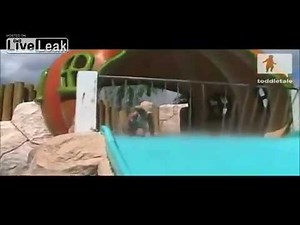 child+waterslide=poop