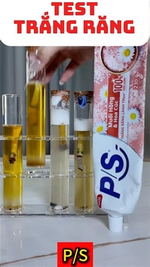 TEETH WHITENING TEST OF TOOTHPASTE (p5) #beauty #cosmetics #skincare #skincare