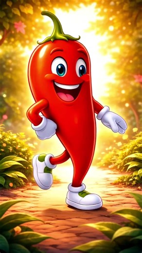Happy Dancing Chili 🌶️ | Smooth Loop Animation