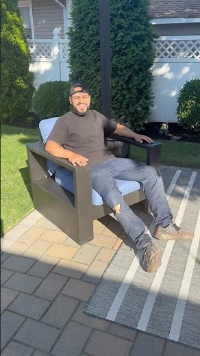 DIY outdoor side chair out of 2/6 and 2/4 #diy #process #woodworking