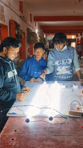 tube light parallel connection #experiment