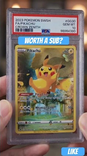 FA/ PIKACHU PSA 10 Pokemon card #pokemon #pokemontcg #pokemoncards #pokemoncommunity
