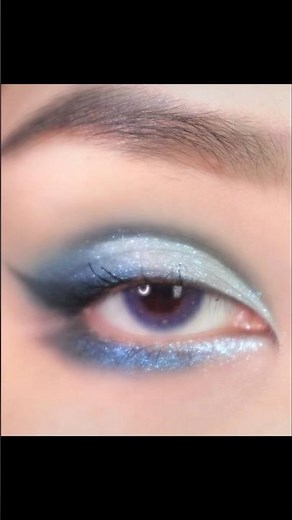 ￼ eye makeup tutorial for beginners | eye makeup tutorial step by step | blue eyemakeup tutorial