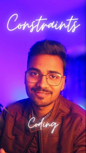 Saurabh Mishra on Instagram: "Lets learn DSA concepts ⏫ Checking constraint of a coding problem is very important. It helps us to know which time complexity is required by program. Our channel is highly beneficial for coders who want to learn DSA using coding languages like python, c++, java, JavaScript, c etc. Our videos help users to know how to crack dsa interviews in companies as well as coding contest. We generally provides important concepts in coding. How to Start coding: Steps: ➢ Learn B