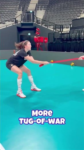 Partner Superband Exercises for Volleyball Player Warm-Ups