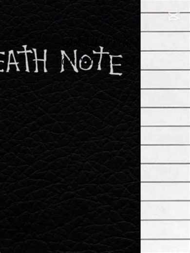 i do have a death note irl sooo if we hit 25 sub i will show yall:)