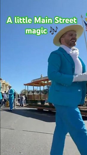 Dapper Dan Brings Main Street to Life 🎶 Magic Kingdom Moment