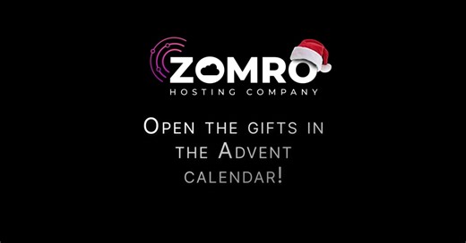 🎄 Ho-Ho-Hosting! Meet our New Year's Advent Calendar! 🎁 Every 2 days – a new gift! Discounts on Cloud VPS and other hosting services are waiting for you on the main page of the site. 🎅 Every 48 hours a new window opens with a great offer. Discounts are valid for the first 1-3 months, and all gifts are available until December 31! ⏰ A new window will open soon – don't miss it! https://zomro.com/ | Zomro.com