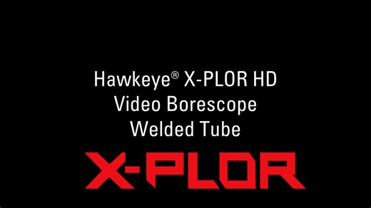 Hawkeye® X-PLOR HD Video Borescope Inspecting Welded Tube