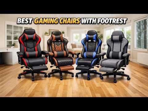 Top 5 Best Gaming Chairs With Footrest 2026 – Comfort That Lasts All Day