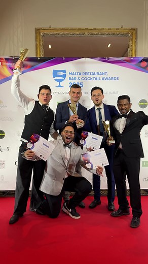 🏆Best High Volume Cocktail Bar of the Year 🏆Best Winter Bar and Cocktail Venue of the Year 🏆Lifetime Achievement Award #maltatiktok #malta #fyp #viral #maltanightlife