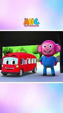 Fünf kleine Busse Lied #shorts #kidssong #nurseryrhymes #hooplakidzdeutsch