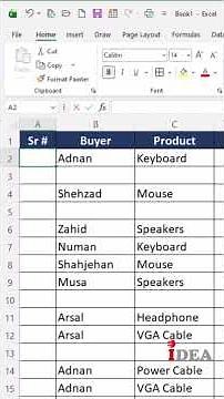 Excel Trick: Auto Serial Number Only for Filled Rows (No Blank Rows!) | #excel #exceltips