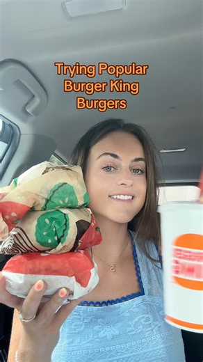 74K views · 1K reactions | Trying Popular Burger King Burgers  #burgerking #burgerkingmukbang #burgerkingchallenge #burgerkingwhopper #burgers #burgerlover #burgermukbang #burgerqueen #fastfood #mukbang #eatwithme #whopper #baconking | Sarah Margaret Eats | Facebook