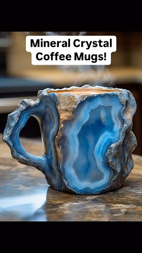 Inspiring Designs | These mineral crystal coffee mugs look absolutely stunning! 勞勞 #coffeelover #coffeetime #coffeemug #crystals #crystallove | Instagram