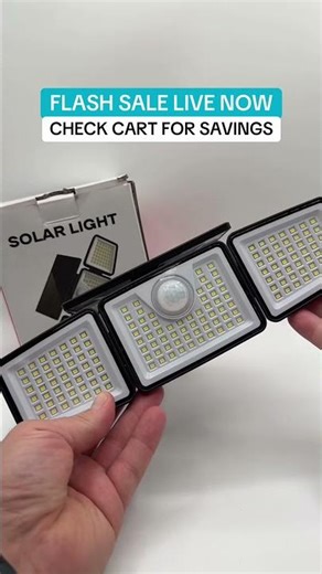 Bright solar security lights 💡 Motion sensor + no wiring. Comment “LINK” #affiliate