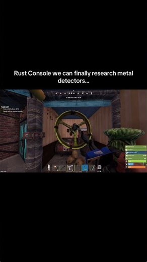Rust Console we can finally research metal detectors…#shorts #rust #rustconsole