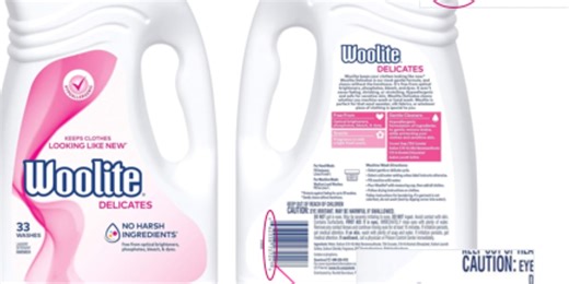 Woolite laundry detergent recalled for potential bacteria contamination
