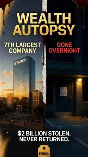 Enron Stole $2 Billion From Workers Overnight — Nobody Got It Back | Wealth Autopsy