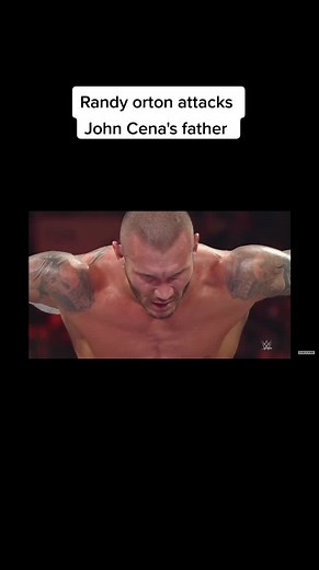 #johncena #wwe #randyorton randy orton attacks john cena's father