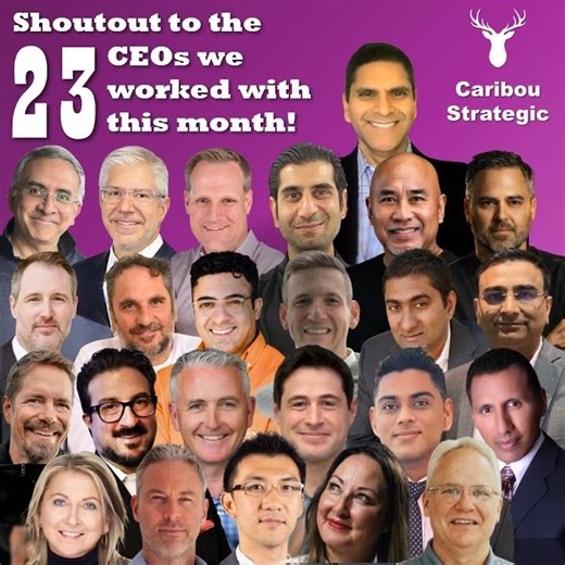 Shoutout to the 25 CEOs we worked with this month! #ceo #bestseller